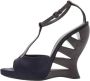 Bottega Veneta Vintage Pre-owned Leather sandals Blue Dames - Thumbnail 1