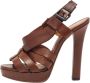 Bottega Veneta Vintage Pre-owned Leather sandals Brown Dames - Thumbnail 1