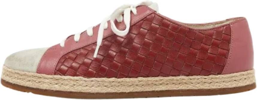 Bottega Veneta Vintage Pre-owned Leather sneakers Multicolor Dames