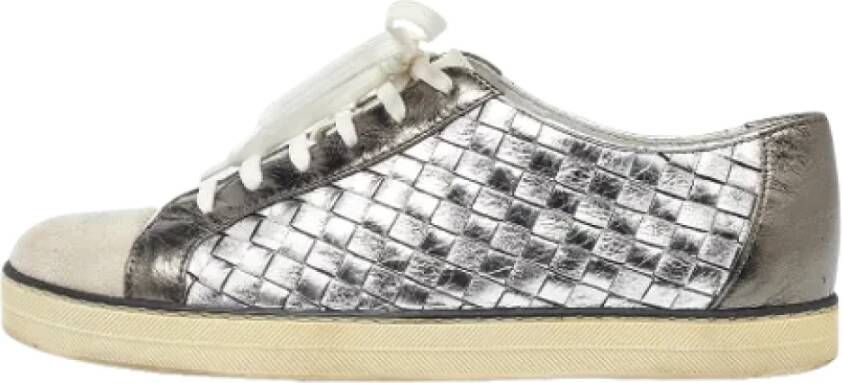 Bottega Veneta Vintage Pre-owned Leather sneakers Multicolor Dames