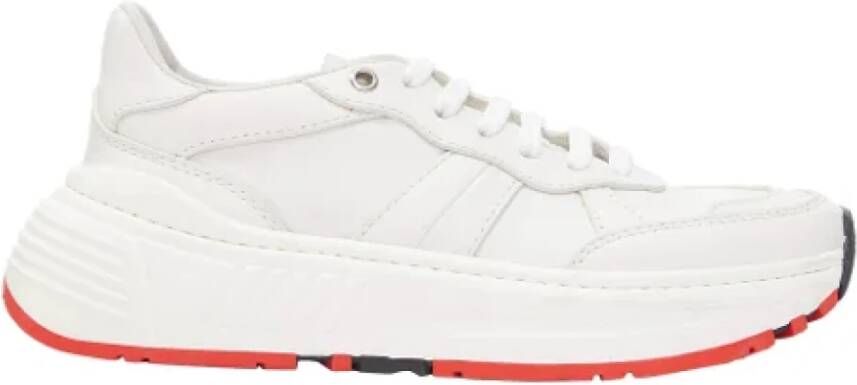 Bottega Veneta Vintage Pre-owned Leather sneakers White Dames