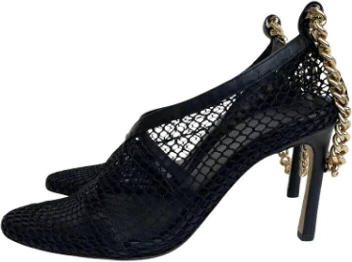 Bottega Veneta Vintage Pre-owned Mesh heels Black Dames