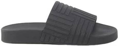 Bottega Veneta Vintage Pre-owned Plastic sandals Black Dames