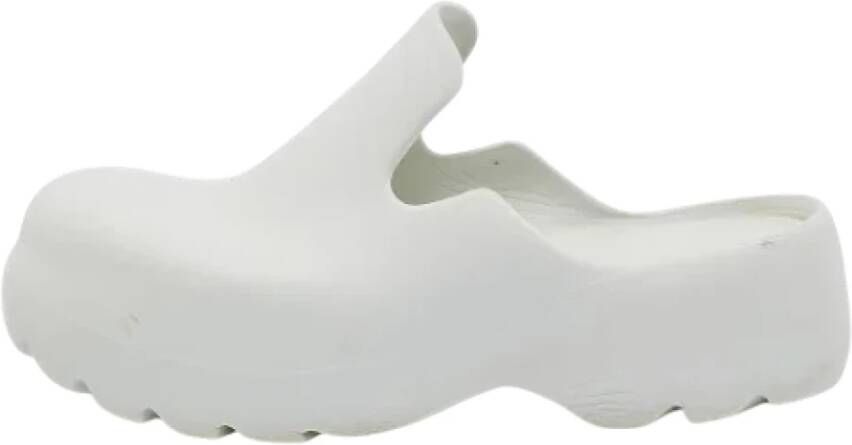 Bottega Veneta Vintage Pre-owned Rubber mules White Dames