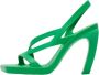 Bottega Veneta Vintage Pre-owned Rubber sandals Green Dames - Thumbnail 1