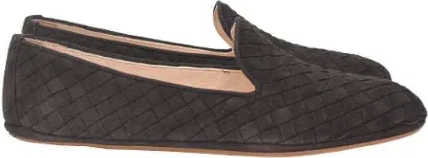 Bottega Veneta Vintage Pre-owned Suede flats Brown Dames