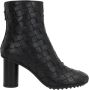 Bottega Veneta Zwarte Intrecciato Leren Laarzen Black Dames - Thumbnail 1