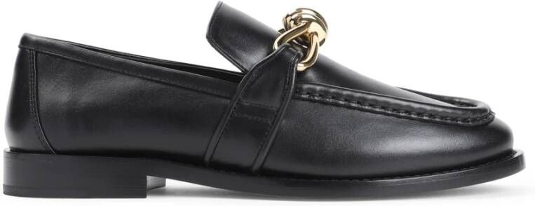 Bottega Veneta Zwarte Loafer Schoenen Elegante Stijl Black Dames