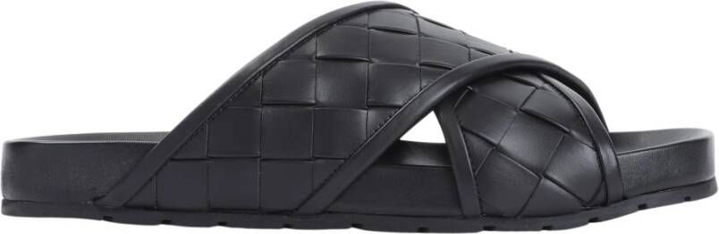 Bottega Veneta Zwarte Tarik Sandaal Black Heren