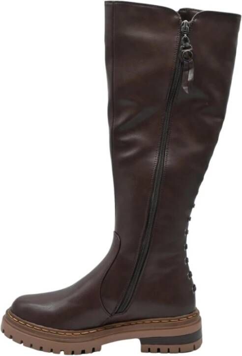 Braccialini Bruine Lycra Laarzen Brown Dames