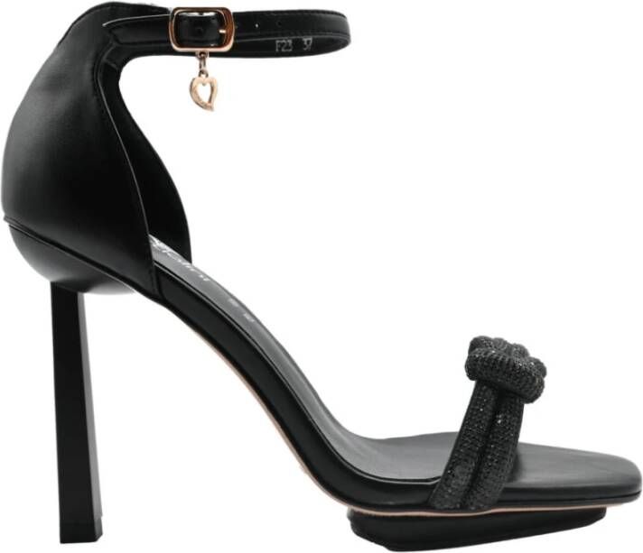 Braccialini Zwarte hakken Kalfsleer Black Dames