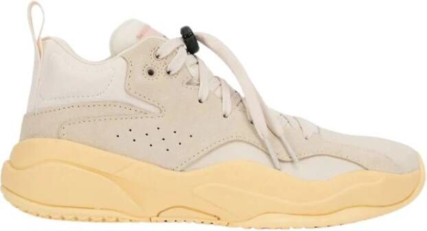 Brandblack Hoge Top Sneakers Beige Dames