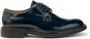 Brecos Blake Leren Derby Schoenen Rubberen Zool Blue Heren - Thumbnail 1