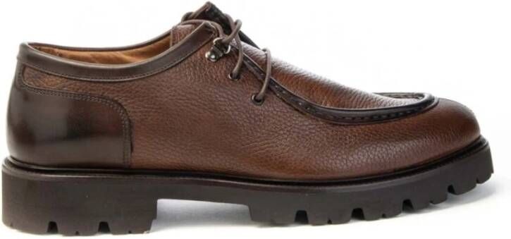 Brecos Extralight Ingenieur Loafer Kalfsleer Brown Heren