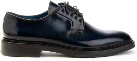 Brecos Met de hand vervaardigde herenschoenen Derby-stijl Blue Heren