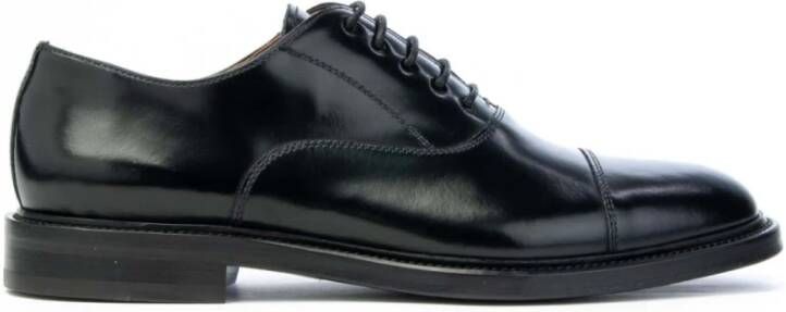 Brecos Oxford Veters Leren Schoenen Black Heren