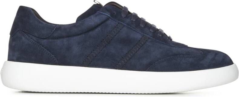 Brioni Blauwe Sneakers Luxe Stijl Blue Heren