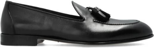 Brioni Leren loafers Black Heren