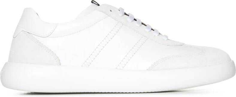 Brioni Witte Sneakers met Vetersluiting White Heren