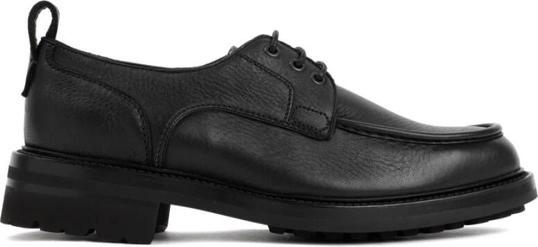 Brioni Zwarte leren Derbies Black Heren