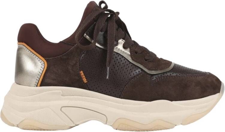 Bronx Baisley Dames Sneaker Koffieboon Havermelk Brown Dames