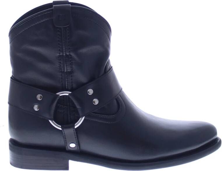 Bronx Biker Boots Zwart Black Dames