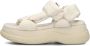 Bronx Chunky Platform Sandalen Beige Bru-Te Beige Dames - Thumbnail 3