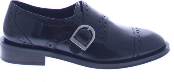 Bronx Elegante Single Monk Strap Schoenen Black Dames