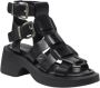 Bronx Vita-sandal 84937 Sandalen Dames Zwart - Thumbnail 10