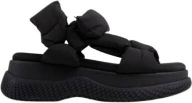 Bronx Flat Sandals Zwart Dames