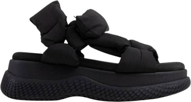 Bronx Flat Sandals Zwart Dames