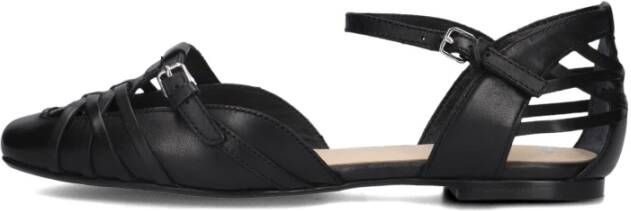 Bronx Gekruiste Band Sandalen Lorr-i Stijl Black Dames