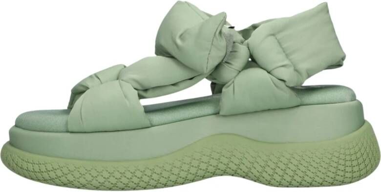 Bronx Groene Chunky Sandalen Bru-Te Stijl Green Dames