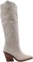 Bronx Hadewig Over-Knee Laarzen Beige Dames - Thumbnail 2