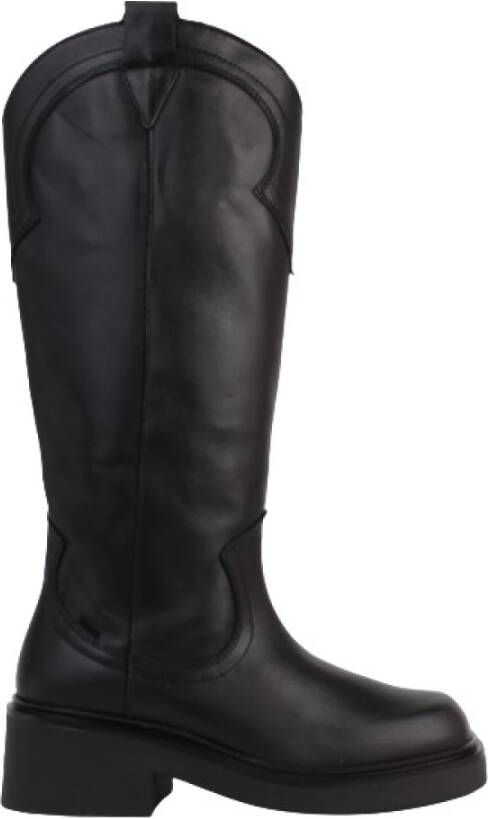 Bronx Hybride Biker-Western Laarzen Black Dames