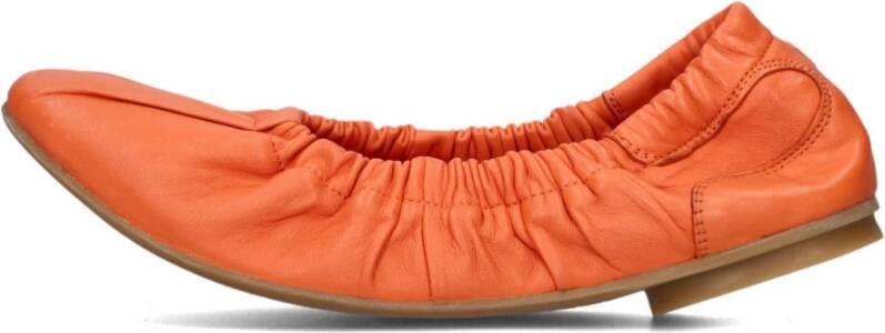 Bronx Oranje Leren Ballerinas Orange Dames