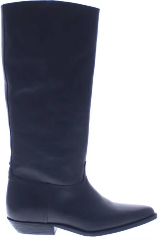 Bronx Vintage Banana Shaft High Boots Zwart Black Dames