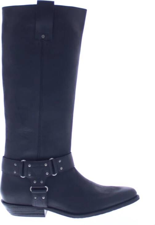 Bronx Vintage High Boot met Uniek Ontwerp Black Dames