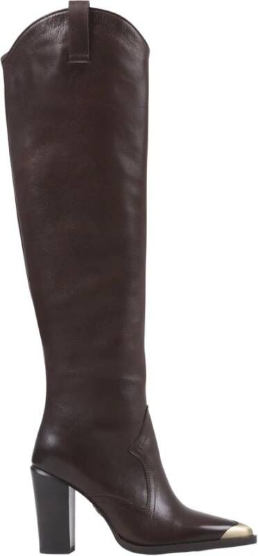 Bronx Western Women High Boot koffieboon Brown Dames