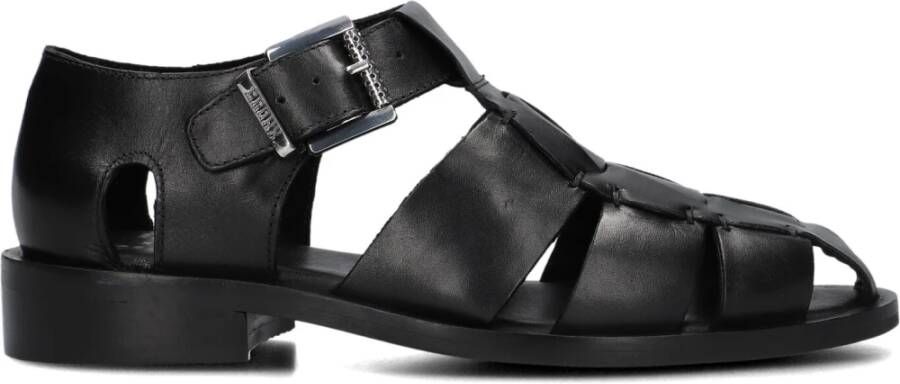 Bronx Zwarte Sandalen Next-Wagon Stijlvolle Zomer Black Dames