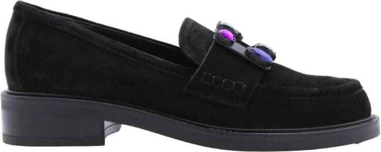 Brù Milano Tennessee Mocassin Schoenen Black Dames