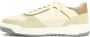 BRUNELLO CUCINELLI Basket Sneakers Platte Stoffen Veters Beige Heren - Thumbnail 1