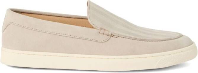 BRUNELLO CUCINELLI Beige Platte Schoenen Elegant Stijl Beige Heren