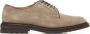 BRUNELLO CUCINELLI Beige Suède Derby Schoenen Brown Heren - Thumbnail 1