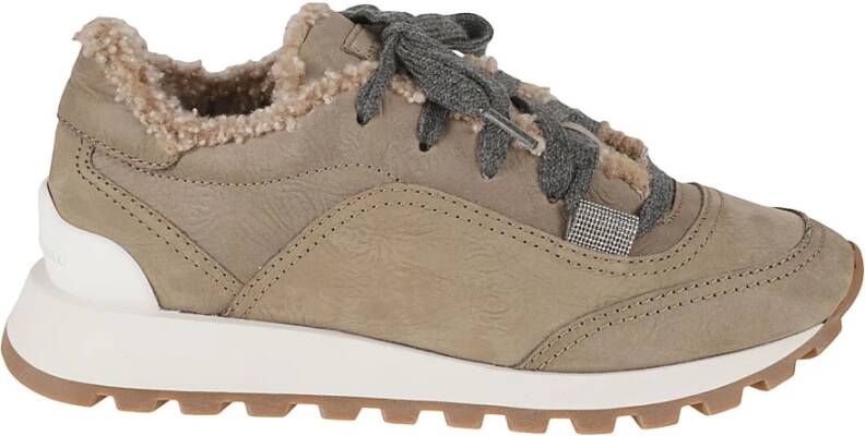 BRUNELLO CUCINELLI Bont Sneakers voor Dames Bruin Dames