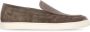 BRUNELLO CUCINELLI Bruin Suède Leren Loafers Platte Schoenen Brown Heren - Thumbnail 1