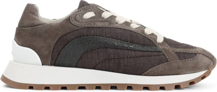 BRUNELLO CUCINELLI Bruine Sneakers voor Vrouwen Brown Dames