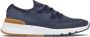 BRUNELLO CUCINELLI Donkerblauwe Saffier Sneakers Blue Heren - Thumbnail 1