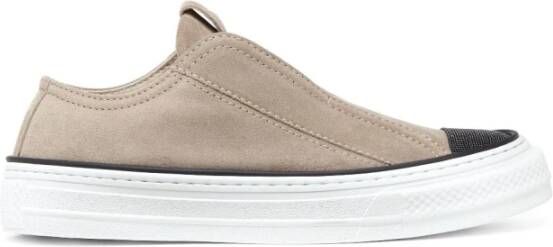 BRUNELLO CUCINELLI Elegante ICE Sneakers voor Vrouwen Beige Dames