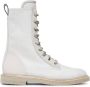 BRUNELLO CUCINELLI Elegante Leren Laarzen White Dames - Thumbnail 1